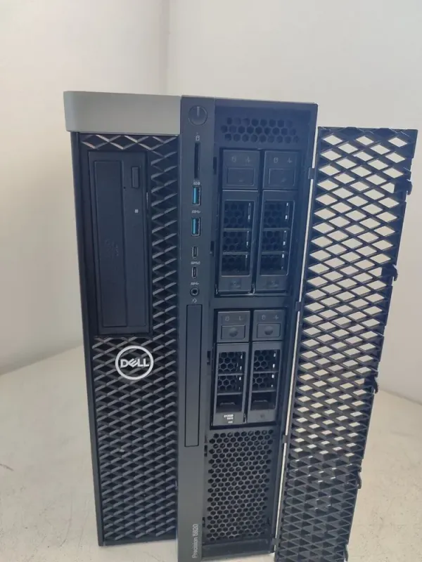 Робоча станція Dell Precision 5820 Tower / Intel Xeon W-2145 (8 (16) ядер по 3.7 - 4.5 GHz) / 64 GB DDR4 / 240 GB SSD / nVidia Quadro P2000, 5 GB GDDR5, 160-bit / DVD-ROM б/в - зображення 4