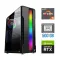 Ігровий ПК Tower / AMD Ryzen 5 5500 (6(12) ядер по 3.6-4.2 GHz) / 32GB DDR4 / 1000 GB SSD / nVidia GeForce RTX 4060, 8 GB GDDR6, 128-bit