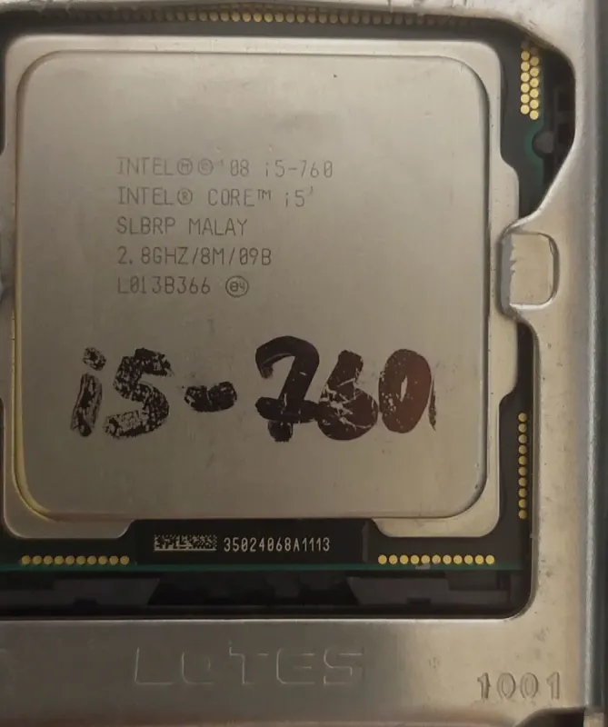 Комплект: Материнская плата Asus P7H55-M LX / LGA1156 / Intel Core i5-760 (4 ядра по 2,8 - 3,33 ГГц) / 4 ГБ DDR3 / Intel HD Graphics + Кулер б/в - зображення 7