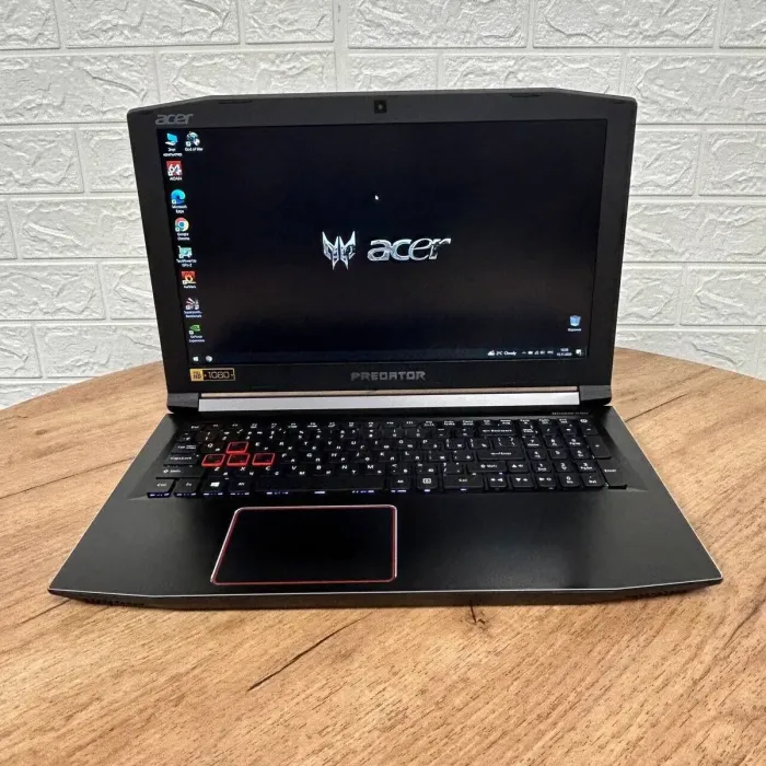 Ігровий ноутбук Б-клас Acer Predator Helios 300 G3-571 / 15.6" (1920x1080) IPS / Intel Core i7-7700HQ (4 (8) ядра по 2.8 - 3.8 GHz) / 16 GB DDR4 / 256 GB SSD / nVidia GeForce GTX 1060, 6 GB GDDR5, 192-bit / WebCam б/в - зображення 2