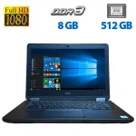 Нетбук Dell Latitude 12 E5270 / 12.5" (1920x1080) IPS / Intel Core i5-6300U (2 (4) ядра по 2.4-3 GHz) / 8 GB DDR3 / 512 GB SSD / HD Graphics 520 / WebCam / HDMI б/в