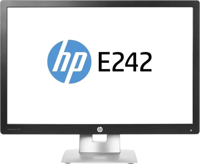 Монітор HP EliteDisplay E242 / 24" (1920x1200) IPS / 1x HDMI, 1x DP, 1x VGA, 3x USB 2.0 / VESA 100x100 / Pivot б/в - зображення 2
