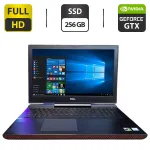 Ігровий ноутбук Dell Inspiron 15 7577 / 15.6" (1920x1080) IPS / Intel Core i5-7300HQ (4 ядра по 2.5 - 3.5 GHz) / 8 GB DDR4 / 256 GB SSD / nVidia GeForce GTX 1050, 4 GB GDDR5, 128-bit / WebCam б/в