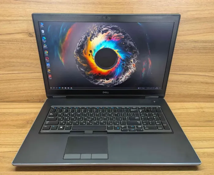 Мобільна робоча станція Dell Precision 7740 / 17.3" (1920x1080) IPS / Intel Core i7-9750H (6 (12) ядер по 2.6 - 4.5 GHz) / 64 GB DDR4 / 1000 GB SSD / nVidia Quadro RTX 4000, 8 GB GDDR6, 256-bit / WebCam / HDMI / Windows 10 б/в - зображення 2