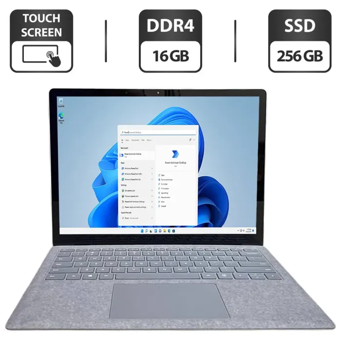 Ультрабук Microsoft Surface Laptop 3 / 13.5" (2256x1504) IPS Touch / Intel Core i7-1065G7 (4 (8) ядра по 1.3 - 3.9 GHz) / 16 GB DDR4 / 256 GB SSD / Intel Iris Plus Graphics / WebCam б/в - зображення 1