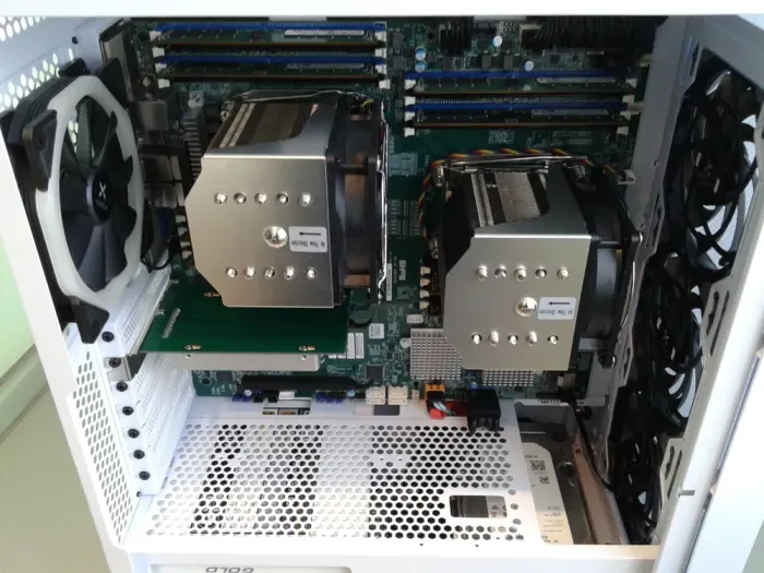 Сервер Vinga Mid Tower / 2x Intel Xeon E5-2680 v4 (14 (28) ядер по 2.4 - 3.3 GHz) / 128 GB DDR4 / 2 TB HDD / 1000W б/в - зображення 18