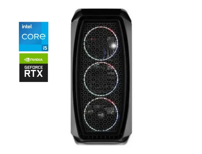 Ігровий ПК AeroCool Aero One Eclipse-G-WT-v1 Tower / Intel Core i5-14600KF (14 (20) ядер по 2.6 - 5.3 GHz) / 32 GB DDR5 / 1000 GB SSD / nVidia GeForce RTX 4060 Ti, 16 GB GDDR6, 128-bit / 600W б/в - зображення 1