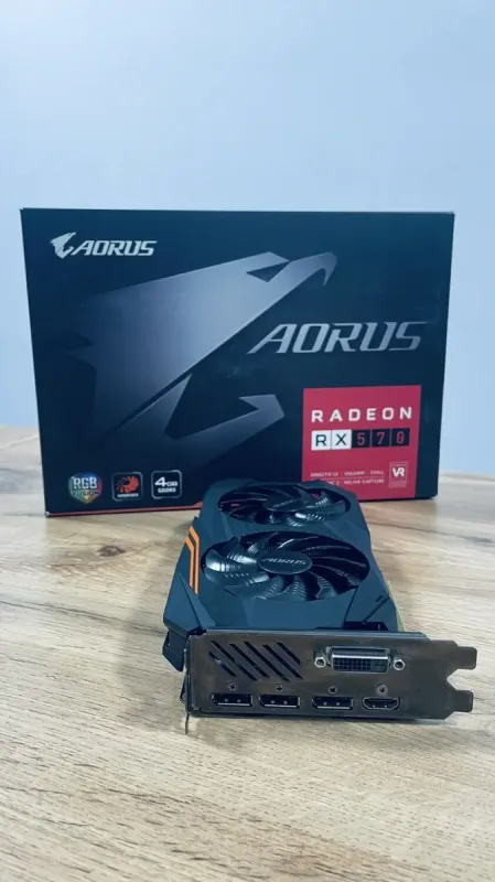 Дискретна відеокарта AMD Radeon RX 570, 8 GB GDDR5, 256-bit / DVI, HDMI, DisplayPort б/в - зображення 6