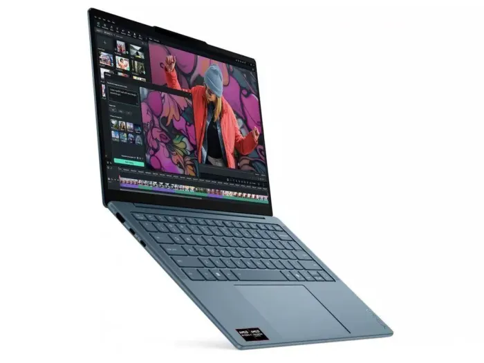 Ультрабук Lenovo Yoga Slim 7 14AKP10 / 14" (1920x1200) OLED / AMD Ryzen Ai 7 350 (8 (16) ядра по 2.0 - 5.0 GHz) / 32 GB DDR5 / 1000 GB SSD / AMD Radeon 860M Graphics / WebCam / Win 11 Home - зображення 2