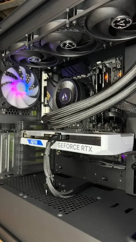 Збірка під замовлення: комп'ютер Cougar Duoface Pro RGB Tower / AMD Ryzen 7 5800X3D (8 (16) ядер по 3.4 - 4.5 GHz) / 32 GB DDR4 / 2000 GB SSD M.2 / nVidia GeForce RTX 4060, 8 GB GDDR6, 128-bit / 750W - зображення 8