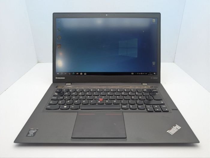 Ноутбук Lenovo ThinkPad X1 Carbon / 14" (2560x1440) IPS / Intel Core i7-4550U (2 (4) ядра по 1.5 - 3.0 GHz) / 8 GB DDR3 / 256 GB SSD / Intel HD Graphics 5000 / WebCam б/в - изображение 2