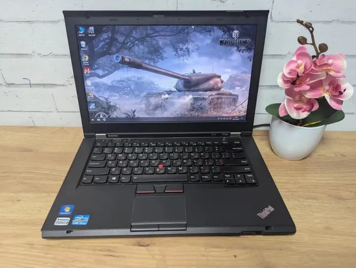 Ноутбук Lenovo ThinkPad T430s / 14" (1366x768) TN / Intel Core i5-3320M (2 (4) ядра по 2.6 - 3.3 GHz) / 8 GB DDR3 / 128 GB SSD / Intel HD Graphics 4000 / WebCam / Без АКБ б/в - зображення 2