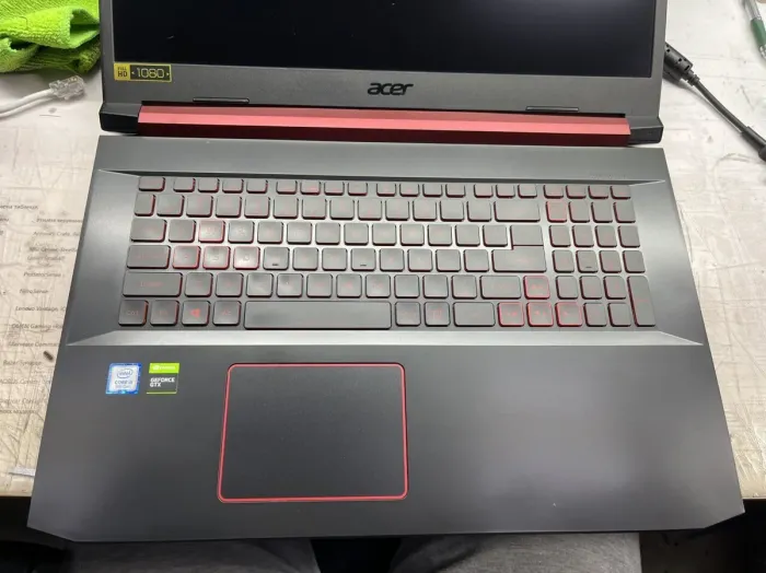 Ігровий ноутбук Б-класу Acer Nitro 5 AN517-51-571H / 17,3" (1920x1080) IPS / Intel Core i5-9300H (4 (8) ядра по 2,4 - 4,1 ГГц) / 16 ГБ DDR4 / 480 ГБ SSD / nVidia GeForce GTX 1650, 4 ГБ GDDR5, 128-біт / WebCam б/в - зображення 7