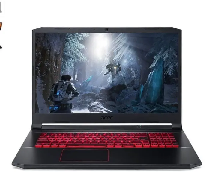 Ігровий ноутбук Acer Nitro 5 AN517-41-R0CW / 17,3" (1920x1080) IPS / AMD Ryzen 5 5600H (6 (12) ядер по 3,3 - 4,2 ГГц) / 16 ГБ DDR4 / 480 ГБ SSD / nVidia GeForce RTX 3060, 6 ГБ GDDR6, 192-bit / WebCam б/в - зображення 2
