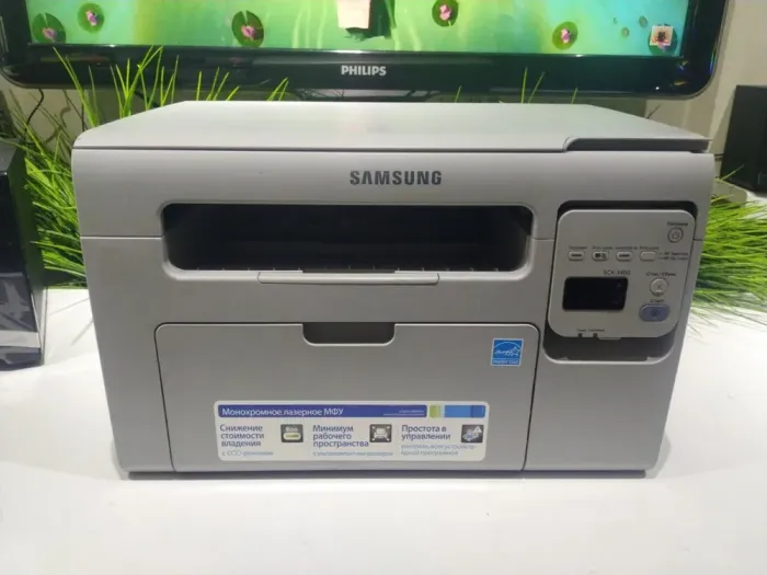 БФП Samsung SCX-3400 / лазерний монохромний друк чорно-білий / 1200x1200 dpi / А4 / 20 стор/хв / 1x USB 2.0, 1x Type-B б/в - зображення 2