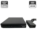 Неттоп Acer Veriton N4640G USFF / Intel Core i3-6100T (2 (4) ядра по 3,2 ГГц) / 8 ГБ DDR3 / 128 ГБ SSD / Intel HD Graphics 530 / Блок живлення б/в