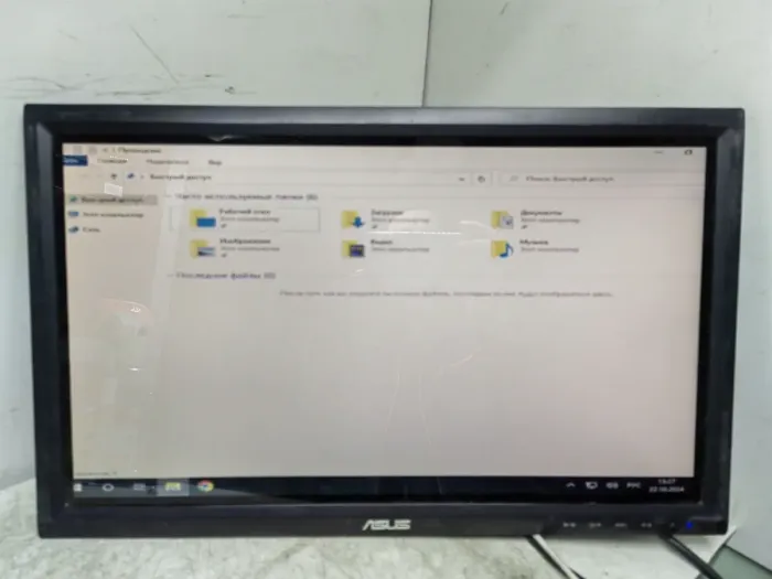 Монітор Б-клас Asus VT207N / 20" (1600x900) TN Touch / 1x DVI, 1x VGA, 1x USB Type-B / VESA 75x75 б/в - зображення 2