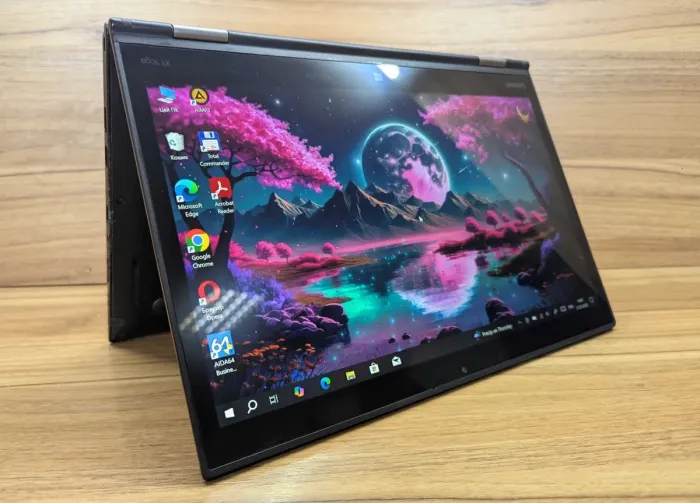 Ноутбук-трансформер Lenovo ThinkPad X1 Yoga 1 st / 14" (1920x1080) IPS Touch / Intel Core i5-6300U (2 (4) ядра по 2.4 - 3.0 GHz) / 8 GB DDR3 / 256 GB SSD / Intel HD Graphics 520 / WebCam / TouchID / Windows 10 б/в - зображення 7