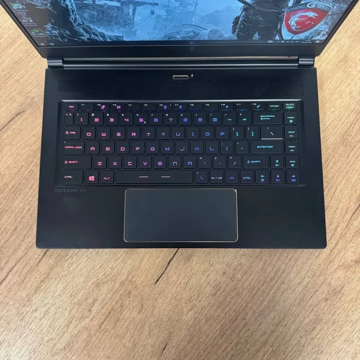 Ігровий ноутбук Б-клас MSI GS65 Stealth 9SF / 15.6" (1920x1080) IPS / Intel Core i7-9750H (6 (12) ядер по 2.6 - 4.5 GHz) / 16 GB DDR4 / 512 GB SSD NVMe / nVidia GeForce RTX 2070 Max-Q, 8 GB GDDR6, 256-bit / WebCam б/в - зображення 7