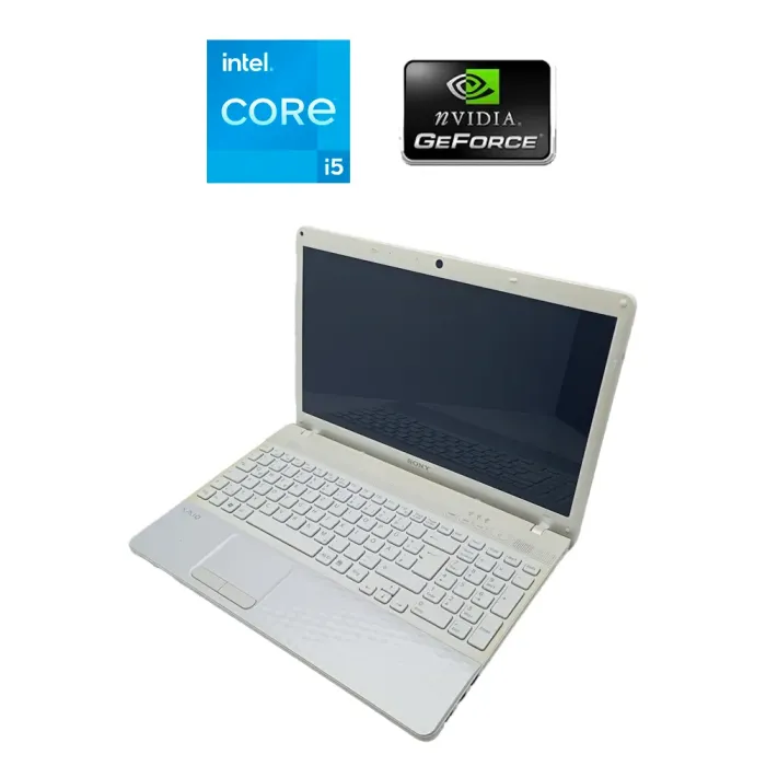 Ноутбук Sony Vaio VPC / 15.6" (1366x768) TN / Intel Core i5-2410M (2 (4) ядра по 2.3 - 2.9 GHz) / 6 GB DDR3 / 500 GB HDD / nVidia GeForce 410M, 1 GB GDDR3, 64-bit / WebCam б/в - зображення 1