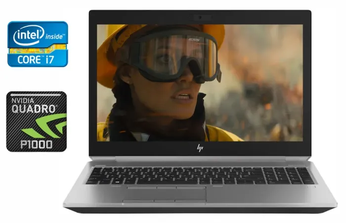 Мобільна робоча станція Б-клас HP ZBook 15 G5 / 15.6" (1920x1080) IPS / Intel Core i7-8850H (6 (12) ядер по 2.6 - 4.3 GHz) / 16 GB DDR4 / 512 GB SSD / nVidia Quadro P1000, 4 GB GDDR5, 256-bit / WebCam / Touch б/в - зображення 1