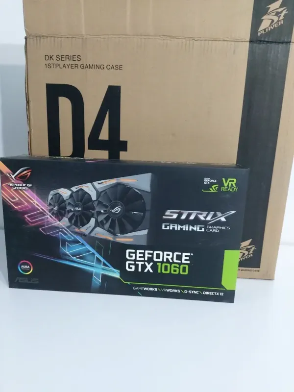 Комплект ПК: 1stPlayer D4-4R1-WH Tower / Intel Core i5-7400 (4 ядра по 3.0 - 3.5 GHz) / 16 GB DDR4 / 250 GB SSD M.2 + 1000 GB HDD / nVidia GeForce GTX 1060, 6 GB GDDR5, 192-bit + Монітор LG 24MB37PM-B / 24" (1920x1080) IPS б/в - зображення 7