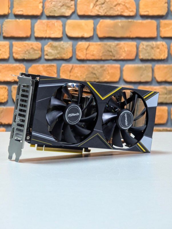 Дискретна відеокарта ASRock Challenger D Radeon RX 5600 XT OC, 6 GB GDDR6, 192-bit / 1x HDMI, 3x DisplayPort / (RX5600 CLD 6G) б/в - зображення 2