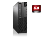 ПК Lenovo ThinkCentre M78 SFF / AMD A4-5300B (2 ядра по 3.4 - 3.6 GHz) / 8 GB DDR3 / 120 GB SSD NEW / AMD Radeon HD 7480D / DVD-RW б/в