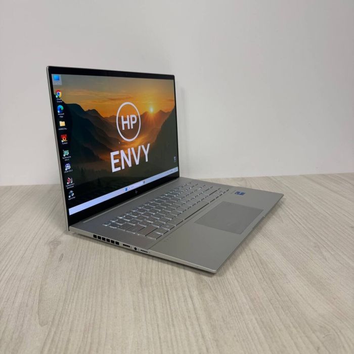 Ігровий ноутбук Б-класу HP Envy 16-h0020ca / 16" (3840x2400) IPS Touch / Intel Core i7-12700H (14 (20) ядер по 3,5 - 4,7 ГГц) / 32 ГБ DDR5 / 1000 ГБ SSD NVMe / nVidia GeForce RTX 3060, 6 ГБ GDDR6, 192-біт / WebCam б/в - зображення 4