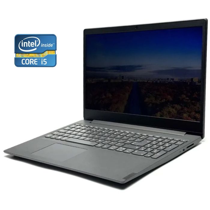 Ультрабук Б-клас Lenovo V15-IWL / 15.6" (1920x1080) TN / Intel Core i5-8265U (4 (8) ядра по 1.6 - 3.9 GHz) / 8 GB DDR4 / 256 GB SSD / Intel UHD Graphics 620 / WebCam / Win 10 Home б/в - изображение 1