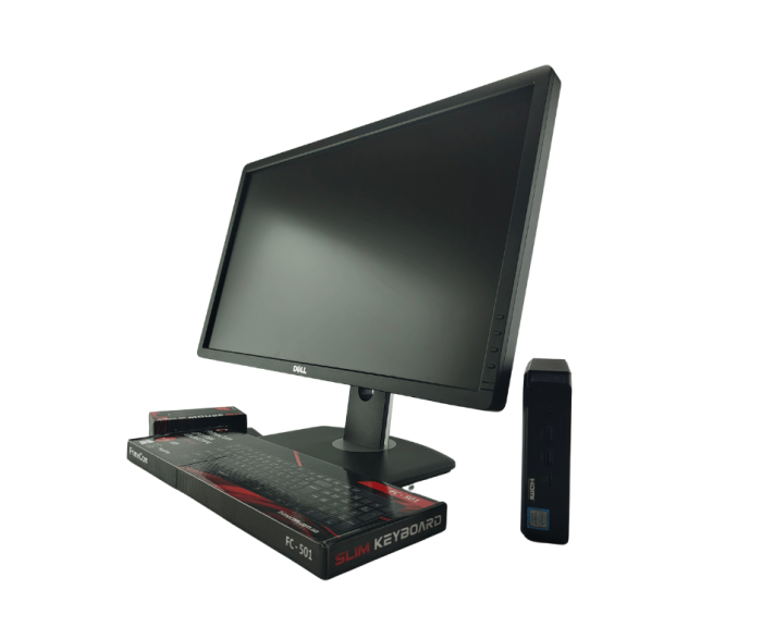 Комплект ПК: комп'ютер Asus Chromebox 3 USFF / Intel Core i7-8550U (4 (8) ядра по 1,8 - 4,0 ГГц) / 8 ГБ DDR4 / 240 ГБ SSD / Intel UHD Graphics 620 + Монітор 24" (1920x1080) TN  б/в - зображення 2