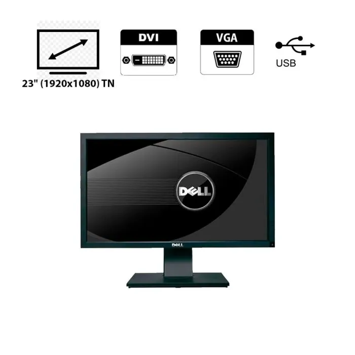 Монітор Dell Professional P2311H / 23" (1920x1080) TN WLED / DVI, VGA, USB б/в - зображення 1