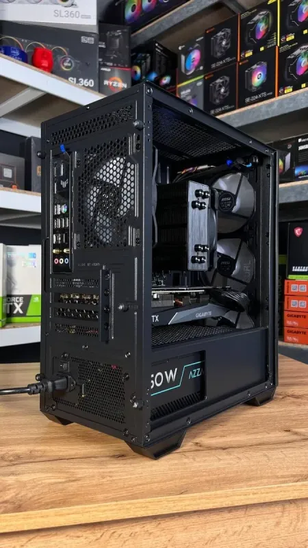 Збірка під замовлення: комп'ютер MSI MAG Forge M100R Black Tower / AMD Ryzen 5 7500F (6 (12) ядер по 3.7 - 5.0 GHz) / 32 GB DDR5 / 1000 GB SSD M.2 / nVidia GeForce RTX 3070, 8 GB GDDR6, 256-bit / 750W б/в - зображення 8