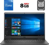Ноутбук Б-клас Dell Inspiron 3501 / 15.6" (1366x768) TN / Intel Core i5-1135G7 (4 (8) ядра по 2.4 - 4.2 GHz) / 8 GB DDR4 / 192 GB SSD / Intel Iris Xe Graphics / WebCam б/в