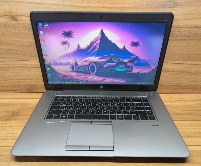 Ноутбук HP EliteBook 755 G2 / 15.6" (1920x1080) IPS / AMD A10 PRO 7350B (4 ядра по 2.1 - 3.3 GHz) / 8 GB DDR3 / 240 GB SSD / AMD Radeon R6 Graphics / WebCam / Fingerprint / Windows 10 б/в - зображення 2