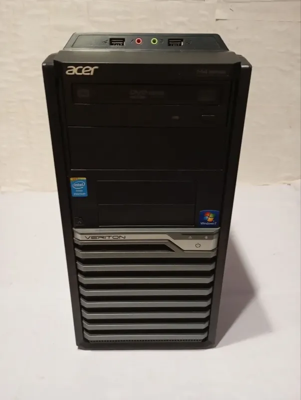 Комплект ПК Б-клас: Acer Veriton M4620G Tower / Intel Core i3-3220 (2 (4) ядра по 3.3 GHz) / 8 GB DDR3 / 500 GB HDD / Intel HD Graphics 2500 / DVD-RW + Монітор Dell P2314Ht / 23" (1920x1080) IPS / 1x DVI, 1x DP, 1x VGA, 4x USB 2.0 / VESA 100x100 б/в - зображення 3