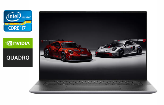 Мобільна робоча станція Б-класу Dell Precision 5550 / 15,6" (1920x1080) IPS / Intel Core i7-10850H (6 (12) ядер по 2,7 - 5,1 ГГц) / 32 ГБ DDR4 / 512 ГБ SSD / nVidia Quadro T1000, 4 ГБ GDDR6, 128-біт / WebCam / Windows 11 б/в - зображення 1