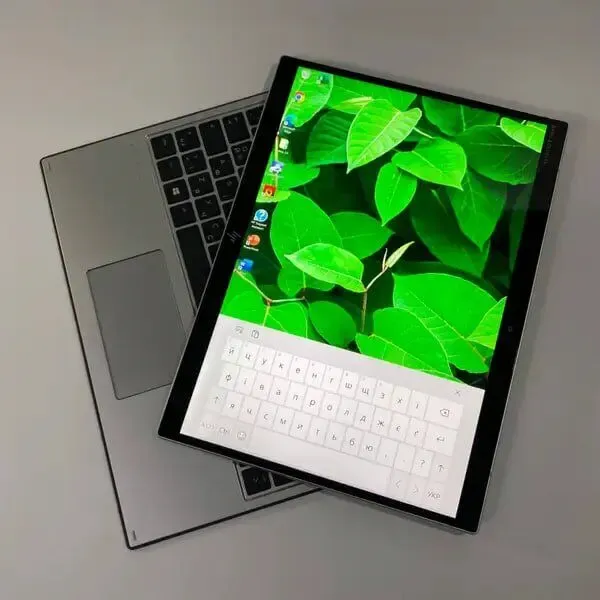 Ноутбук-трансформер HP Elite x2 G4 / 13" (3000x2000) IPS Touch / Intel Core i5-8265U (4 (8) ядра по 1.6 - 3.9 GHz) / 8 GB DDR3 / 256 GB SSD / Intel UHD Graphics 620 / WebCam / TouchID б/в - зображення 6