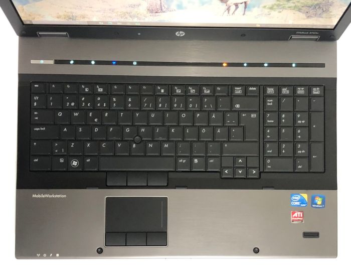 Ноутбук HP EliteBook 8740w / 17.3" (1680x1050) TN / Intel Core i5-560M (2 (4) ядра по 2.66 - 3.2 GHz) / 8 GB DDR3 / 240 GB SSD / AMD FirePro M7820, 1 GB GDDR5, 128-bit / WebCam / DVD-ROM б/в - зображення 8