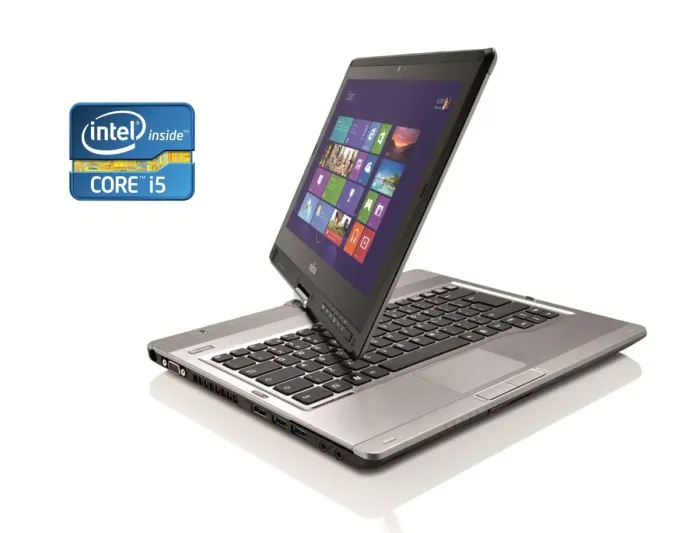 Ноутбук-трансформер Б-клас Fujitsu LifeBook T902 / 13.3" (1600x900) IPS / Intel Core i5-3320M (2 (4) ядра по 2.6 - 3.3 GHz) / 8 GB DDR3 / 256 GB SSD / Intel HD Graphics 4000 / WebCam б/в - зображення 1