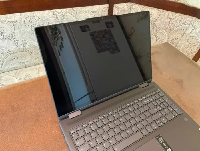 Ультрабук-трансформер Lenovo Yoga 7 16IAP8 / 16" (1920x1080) IPS Touch / Intel Core i7-1355U (10 (12) ядра по 1.2 - 5.0 GHz) / 16 GB DDR5 / 512 GB SSD / Intel Iris Xe / WebCam б/в - зображення 4