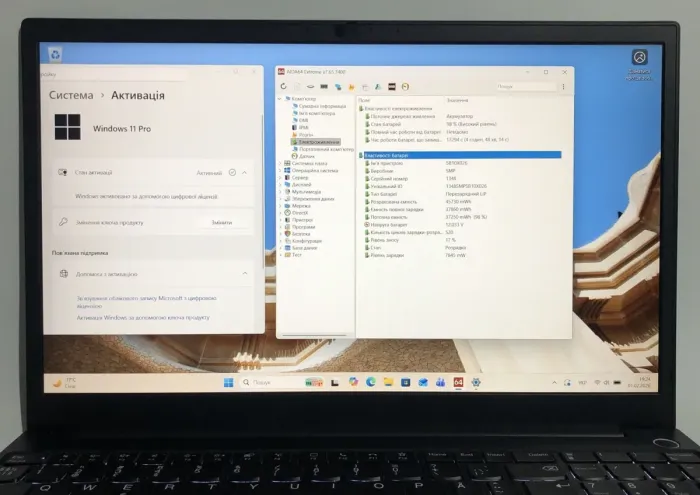 Ультрабук Б-клас Lenovo ThinkPad E15 Gen 2 / 15.6" (1920x1080) IPS / AMD Ryzen 5 4500U (6 ядер по 2.3 - 4.0 GHz) / 8 GB DDR4 / 256 GB SSD NVMe / AMD Radeon RX Vega 6 Graphics / WebCam / Win 11 Pro б/в - зображення 10