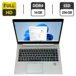 Ноутбук Б-клас HP EliteBook 840 G6 / 14" (1920x1080) IPS / Intel Core i5-8365U (4 (8) ядра по 1.6 - 4.1 GHz) / 16 GB DDR4 / 256 GB SSD / Intel UHD Graphics 620 / WebCam / Fingerprint б/в