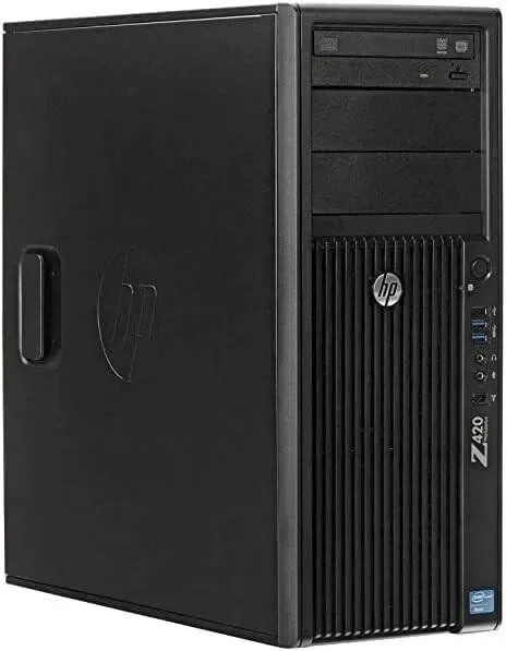 Робоча станція HP Z420 Workstation Tower / Intel Xeon E5-1650 V2 (6 (12) ядер по 3.2 - 3.9 GHz) / 64 GB DDR3 / NO HDD / nVidia Quadro K4000, 3 GB GDDR5, 192-bit / DVD-RW б/в - зображення 4