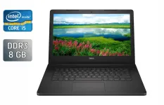 Ноутбук Dell Latitude 3470 / 14" (1366x768) TN / Intel Core i5-6200U (2 (4) ядра по 2.3 - 2.8 GHz) / 8 GB DDR3 / 240 GB SSD / Intel HD Graphics 520 / VGA / WebCam / Windows 10 б/в