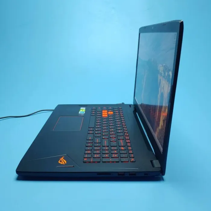 Ігровий ноутбук Б-клас Asus ROG Strix GL702VM / 17.3" (1920x1080) IPS / Intel Core i7-6700HQ (4 (8) ядра по 2.6 - 3.5 GHz) / 16 GB DDR4 / 512 GB SSD + 2000 GB HDD / nVidia GeForce GTX 1060, 6 GB GDDR5, 192-bit / WebCam / Win 10 Home б/в - зображення 5