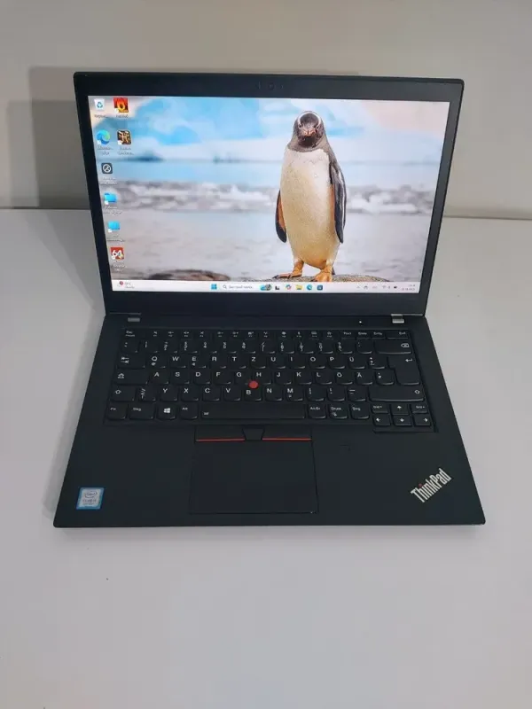 Ноутбук Lenovo ThinkPad T480s / 14" (1920x1080) TN / Intel Core i5-8250U (4 (8) ядра по 1.6 - 3.4 GHz) / 12 GB DDR4 / 256 GB SSD M.2 / Intel UHD Graphics 620 / WebCam б/в - зображення 2