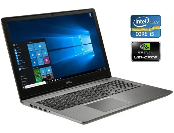 Ноутбук Dell Vostro 5468 / 14" (1920x1080) TN / Intel Core i5-7200U (2 (4) ядра по 2.5 -3.1 GHz) / 8 GB DDR4 / 256 GB SSD / nVidia GeForce GTX 940M, 2 GB DDR3, 64-bit / WebCam / Win 10 б/в - зображення 1