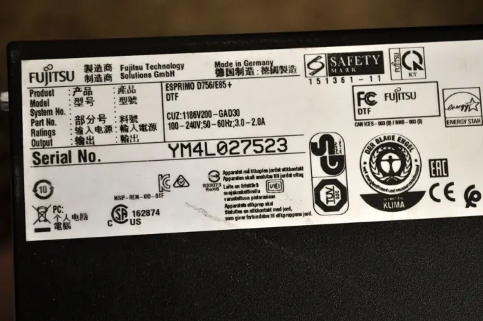 Комп'ютер Fujitsu Esprimo D756 E85+ SFF / Intel Core i5-6500 (4 ядра по 3.2 - 3.6 GHz) / 32 GB DDR4 / 500 GB SSD NEW / Intel HD Graphics 530 / DVD-ROM / DVI б/в - зображення 5