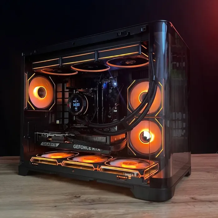 Збірка на замовлення: ігровий ПК GameMax Hype-M Black Tower / AMD Ryzen 7 7700 (8 (16) ядер по 3,8 - 5,3 ГГц) / 32 ГБ DDR5 / 2000 ГБ SSD M.2 / nVidia GeForce RTX 5070, 12 ГБ GDDR7, 192-bit / 750 Вт - зображення 4